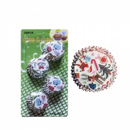CUPCAKE ΧΑΡΤΙΝ.ΧΡΙΣΤ..ΣΕΤ=150ΤΕΜ   Φ6cm  στην Κατηγορία Ζαχαροπλαστική 