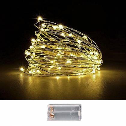 50 Microled Μπαταρίας Copper Λευκά Σταθερά   στην Κατηγορία Μπαταρίας 
