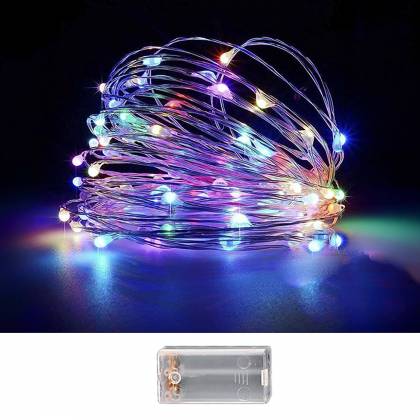 50 Microled Μπαταρίας Copper Χρωματιστά Control   στην Κατηγορία Μπαταρίας 
