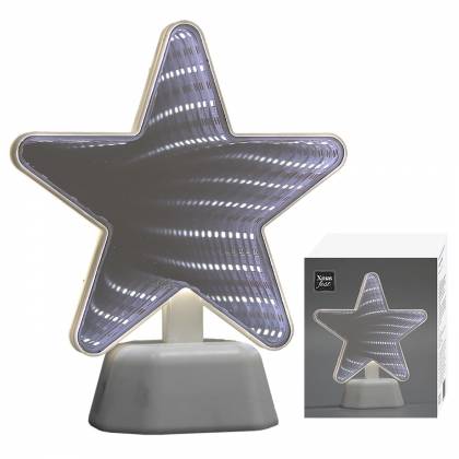 Αστέρι Καθρέφτης με 33 led 18x16x7cm  στην Κατηγορία Διακοσμητικά με Φως 