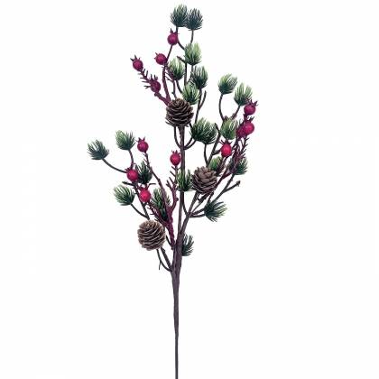ΚΛΩΝΑΡΙ ΜΕ ΓΚΙ ΚΑΙ ΚΟΥΚΟΥΝΑΡΙΑ 50x18cm  στην Κατηγορία Λουλούδια 
