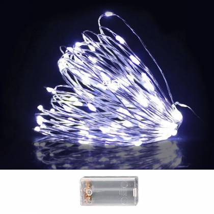  50 microLED ΜΠΑΤΑΡΙΑΣ COPPER  ΛΕΥΚΟ ΨΥΧΡΟ ΣΤΑΘΕΡΑ   στην Κατηγορία Μπαταρίας 