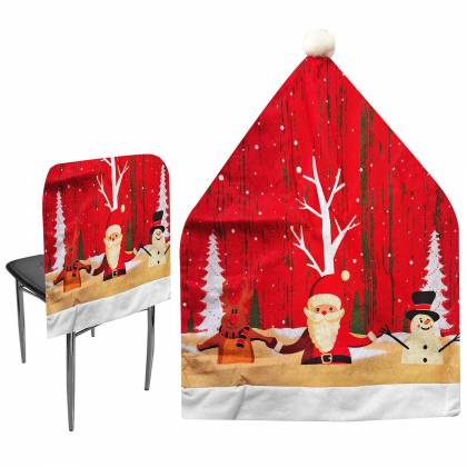 Κάλυμμα Καρέκλας με Xmas Φιγούρες 58x48cm  στην Κατηγορία Χριστουγεννιάτικο Τραπέζι - Οργάνωση Κουζίνας 