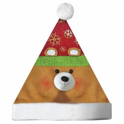 ΣΚΟΥΦΟΣ ΑΓΙΟΥ ΠΑΙΔΙΚΟΣ ΜΕ ΦΙΓΟΥΡΑ XMAS 34x25cm  στην Κατηγορία Στολές - Σκούφοι 