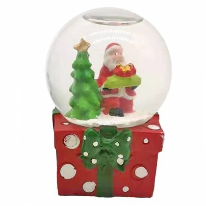 ΧΙΟΝΟΜΠΑΛΑ XMAS ΜΕ ΒΑΣΗ ΔΩΡΟ Φ6.5cm  στην Κατηγορία Χιονόμπαλες 