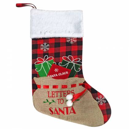 Μπότα Χριστουγέννων Letters to Santa 48x27cm  στην Κατηγορία Μπότες 