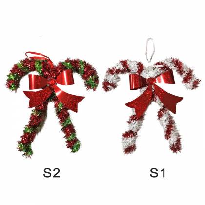 ΜΠΑΣΤΟΥΝΙΑ ΧΡΙΣΤΟΥΓΕΝΝΩΝ TINSEL 19x16cm  στην Κατηγορία Κρεμαστά Στολίδια 