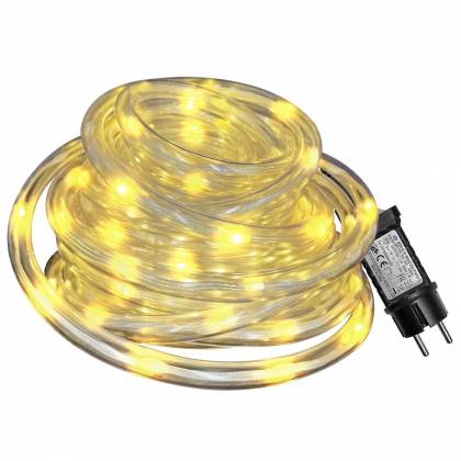 Φωτοσωλήνας 200 LED 10m Λευκός Θερμός με Προγράμματα IP44 ø11mm 10m (+3m Extra Καλώδιο)  στην Κατηγορία Φωτοσωλήνες 