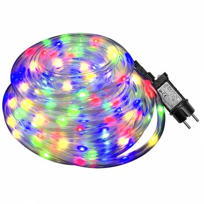 Φωτοσωλήνας 200 LED 10m Πολύχρωμος με Προγράμματα IP44 ø11mm 10m (+3m Extra Καλώδιο)  στην Κατηγορία Φωτοσωλήνες 