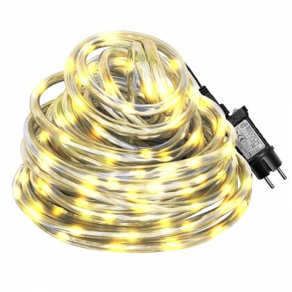 Φωτοσωλήνας 400 LED 20m Λευκός Θερμός με Προγράμματα IP44 Φ11mm 20m (+3m Extra Καλώδιο)  στην Κατηγορία Φωτοσωλήνες 