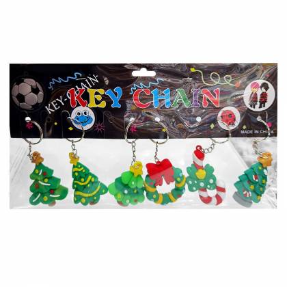 Μπρελόκ Xmas Σχέδια Δεντράκια, Στεφάνια ~5,5cm  στην Κατηγορία Στέκες - Accessories 
