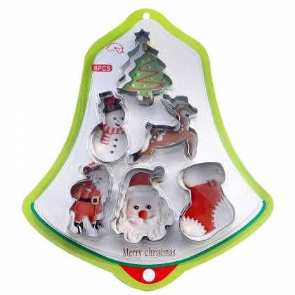 Κουπ πατ σετ=6 τεμ σε Xmas Καμπάνα 28x24cm  στην Κατηγορία Ζαχαροπλαστική 
