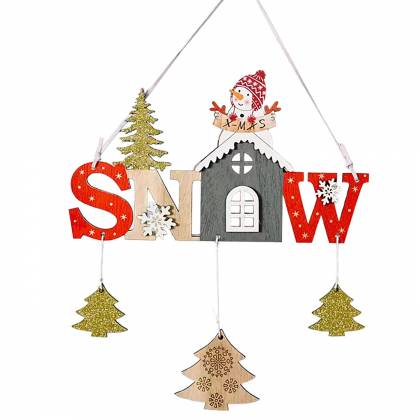 Στολίδι Ξύλινη Παράσταση Xmas 22x13cm  στην Κατηγορία Κρεμαστά Στολίδια 