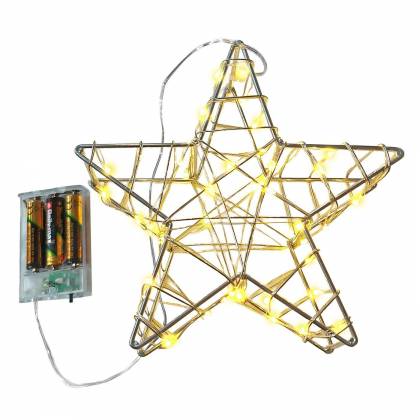 Αστέρι Μεταλλικό με LED 20x19x7cm  στην Κατηγορία Διακοσμητικά με Φως 