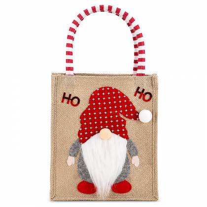Τσάντα Xmas Λινάτσα 30x19x17cm